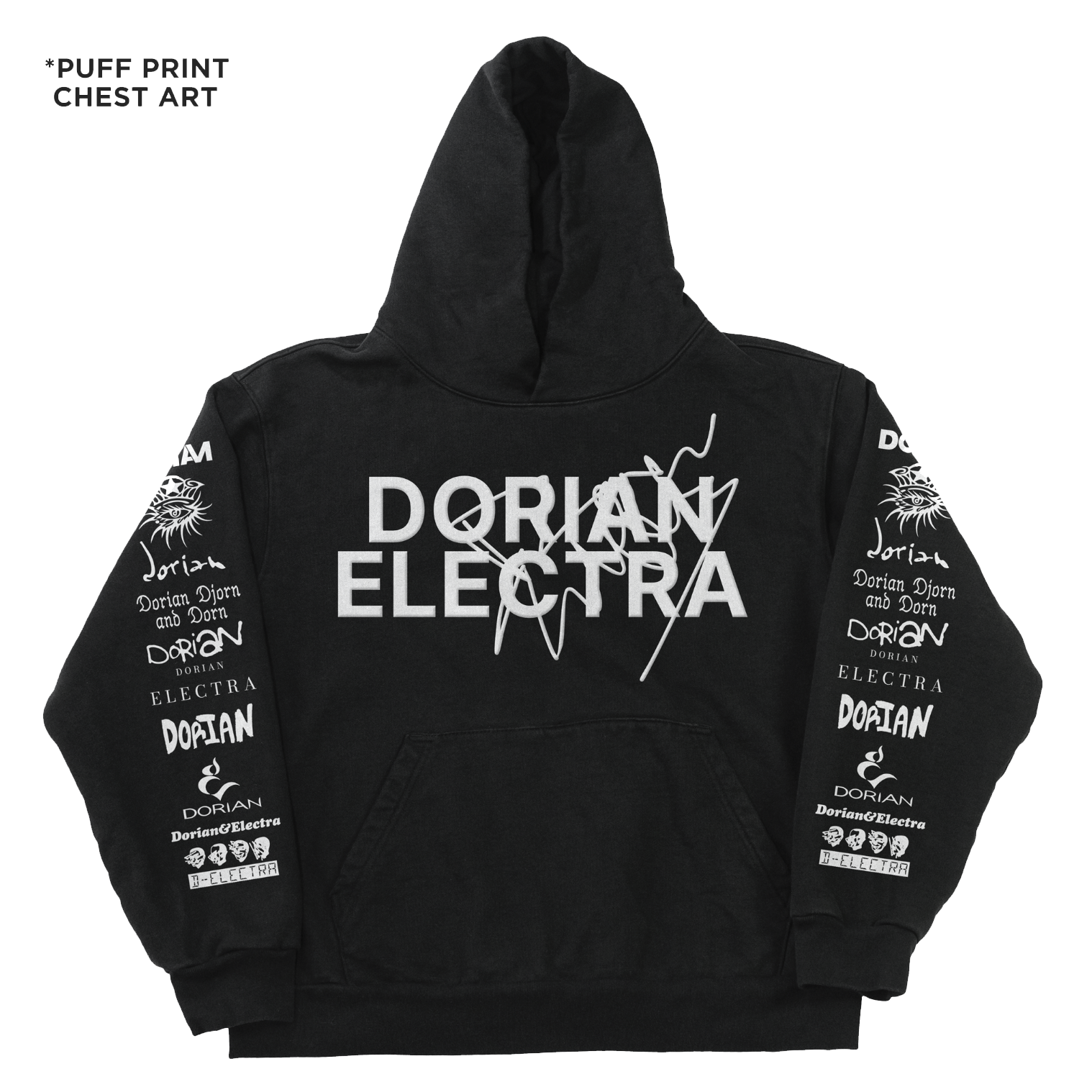 Many Logos Hoodie (Black)